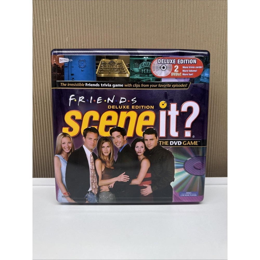 Friends Scene It DVD Game Deluxe Edition COMPLETE Board Game 2005 TV Show Trivia